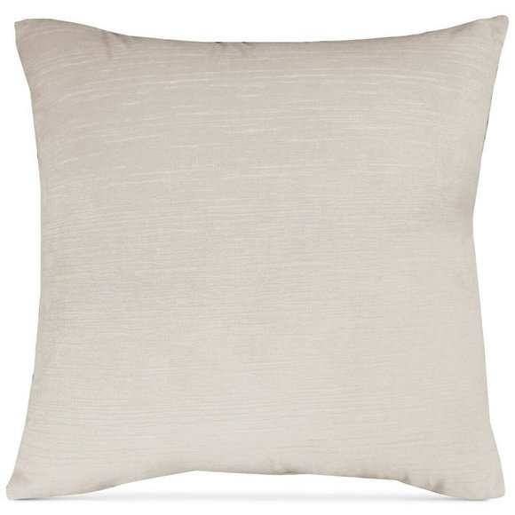 Hallmart Collectibles (HMC) Velvet 20" Soft Pair of Decorative Pillows - Beige - Picture 4 of 4